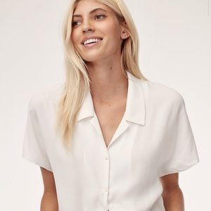 Bundle NEW Aritzia Tie Front Blouses Size XS